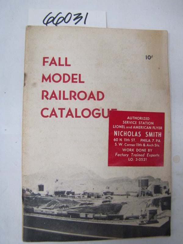 Lionel and American Flyer Catalogue: Fall Model Railroad Catalogue