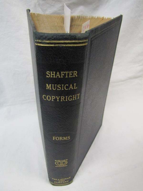 Shafter, Alfred M. (Of the New York ...: Musical Copyright (intro by John Hen...