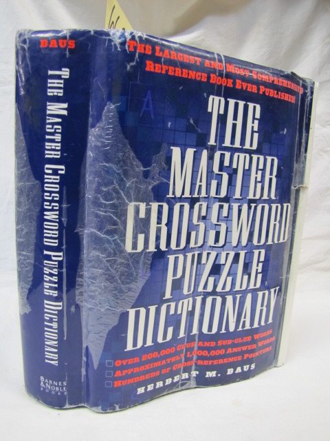 Baus, H.M.: Master Crossword Puzzle Dictionary:  DJ The Unabridged Word Bank
