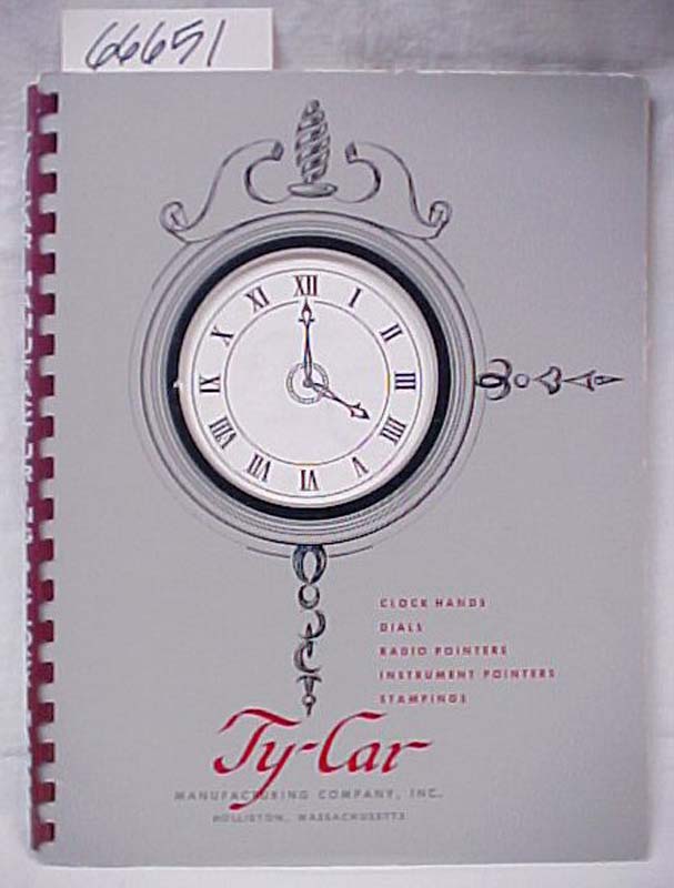 Ty Car Manufacturing Company: Ty Car Manufacturing Company Inc Clock Hands Ca...