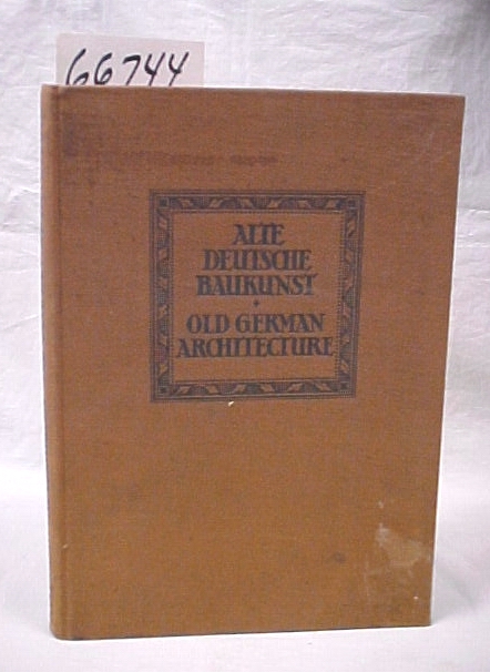 Langewiuesche, Karl Robert: Deutsche Baukunst des Mittelalters und der Renais...
