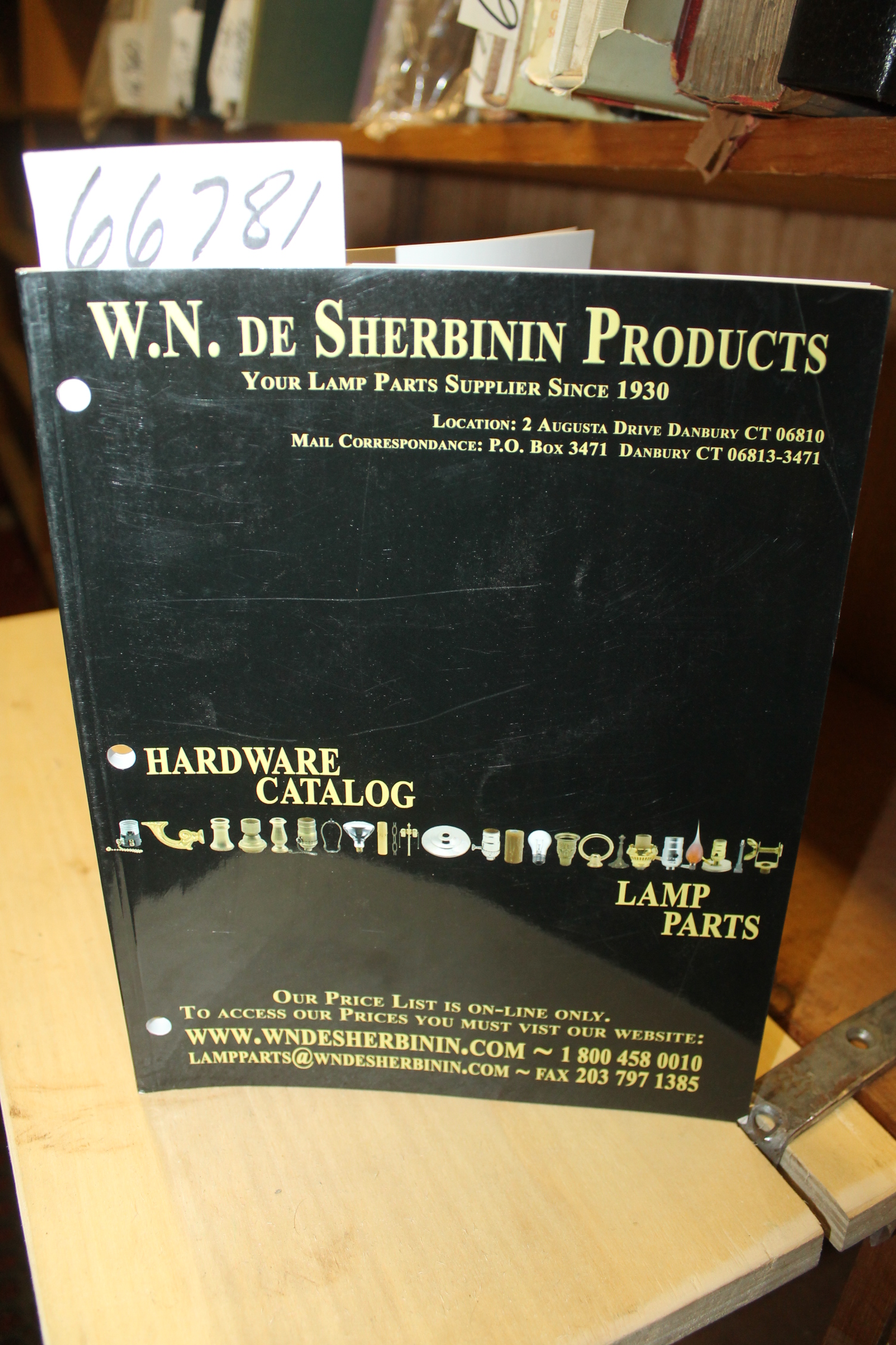 W. N. de Sherbinin: W. N. De Sherbinin Products Hardware Catalog  Your Lamp P...