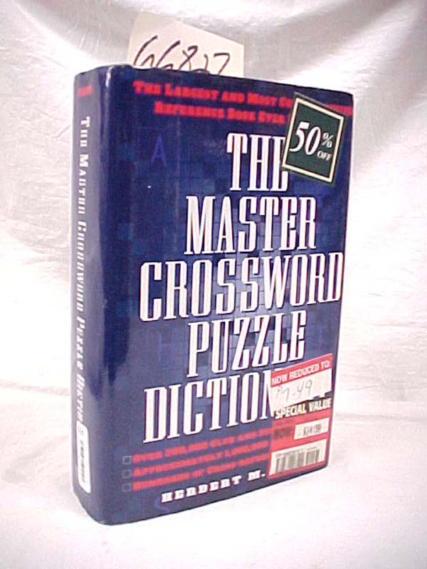 Baus, Herbert M: Master Crossword Puzzle Dictionary