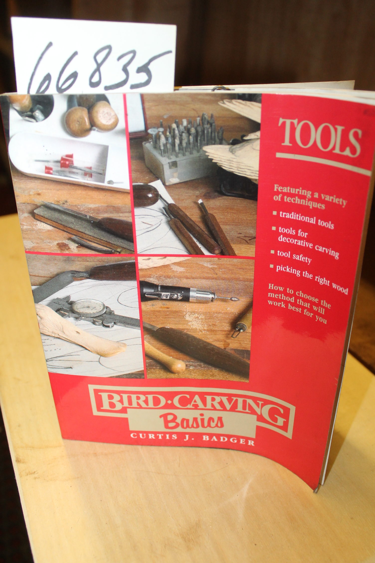 Badger, Curtis J: Bird Carving Basics Tools Volume 9: