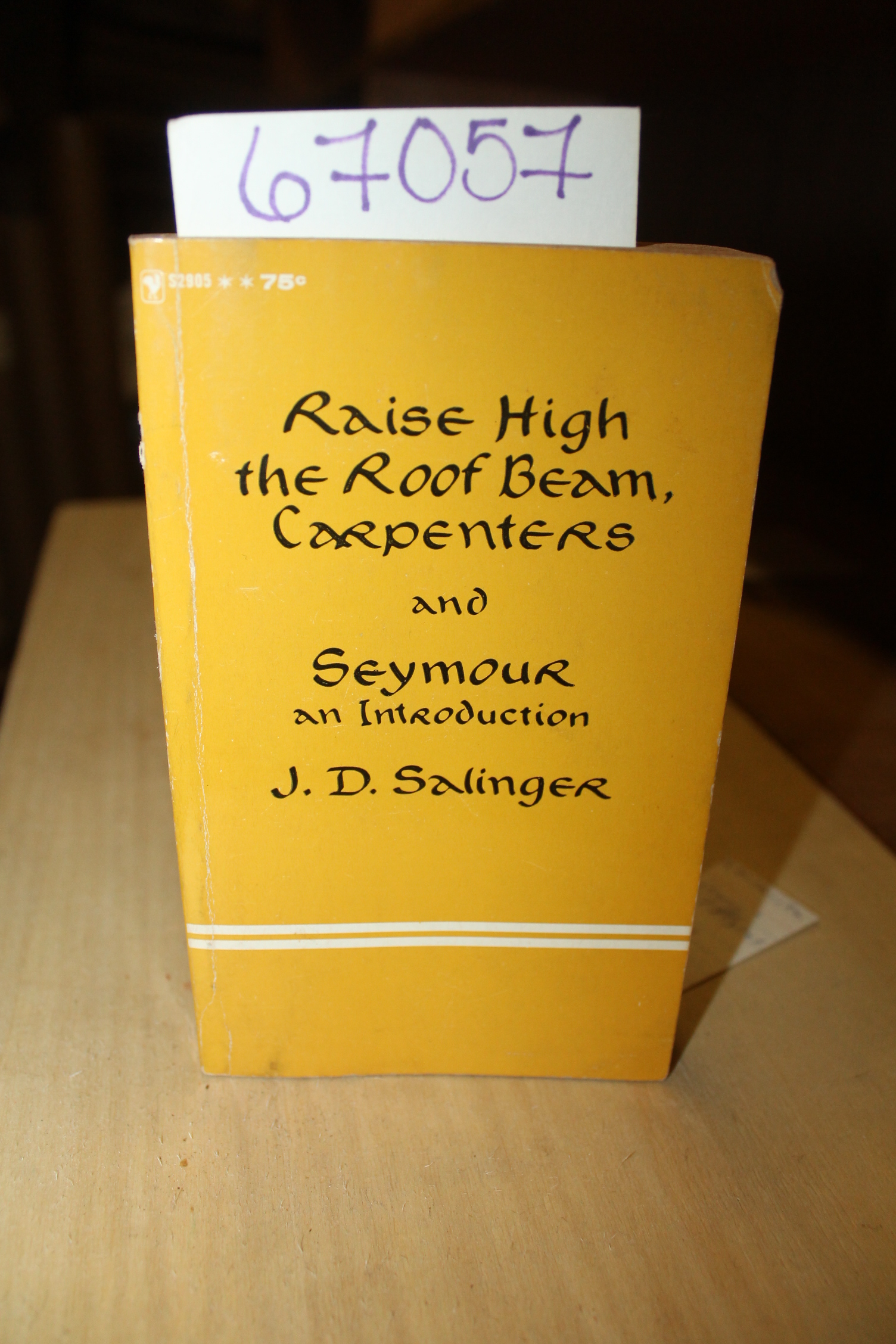Salinger, J. D.: Raise High the Roof Beam, Carpenters