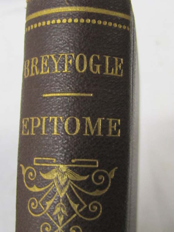 Breyfogle, WM. L.: Epitome Of Homoeopathic Medicines