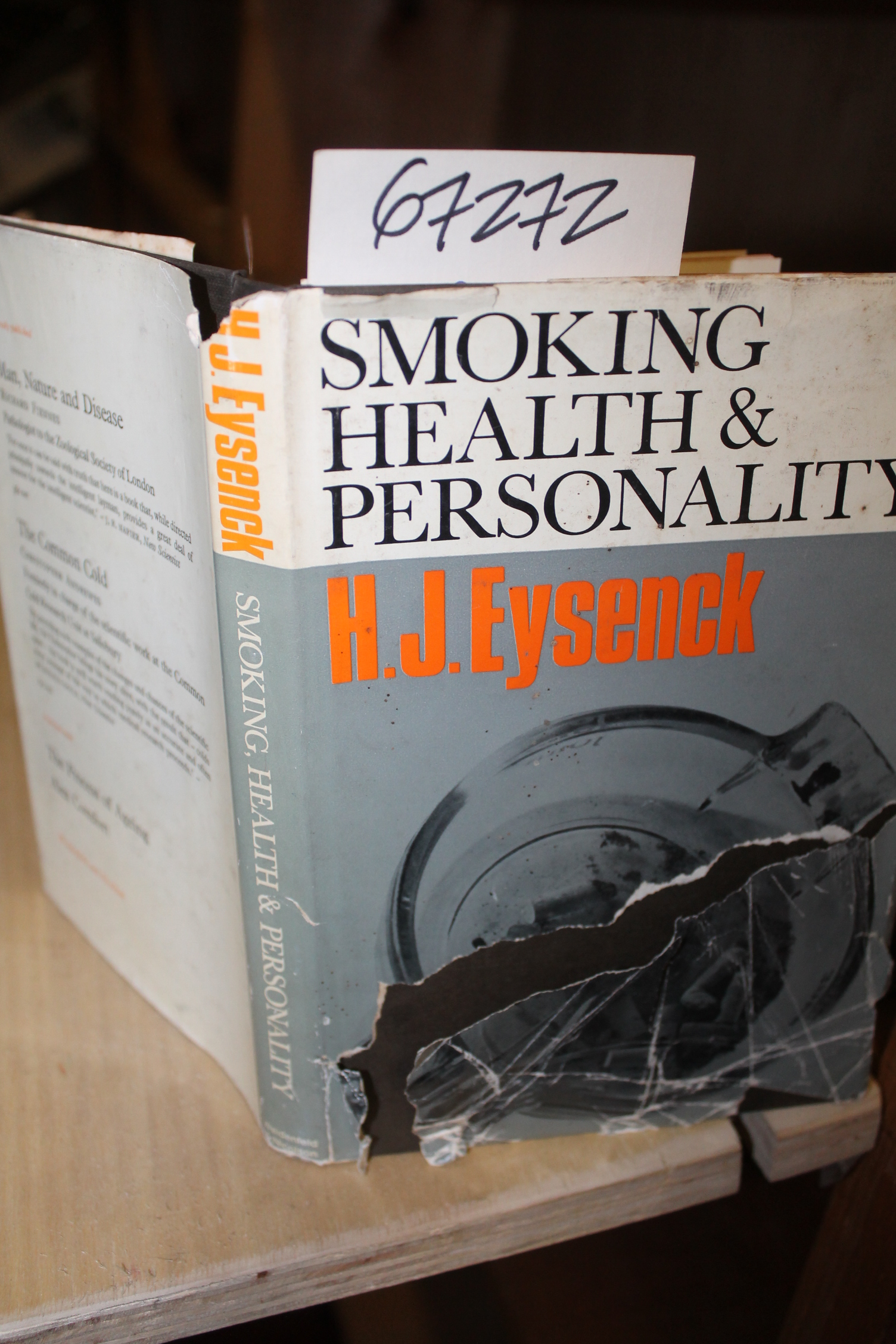 Eysenck, H J: Smoking Health and Personality  illustrated