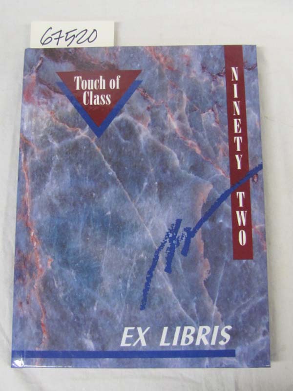Presented by the class of 1992: Touch of Class Wallington High School EX Libr...