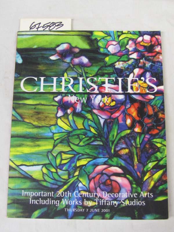 Christie's: 9664 Important 20th Century Decorative Arts Including Works by Ti...