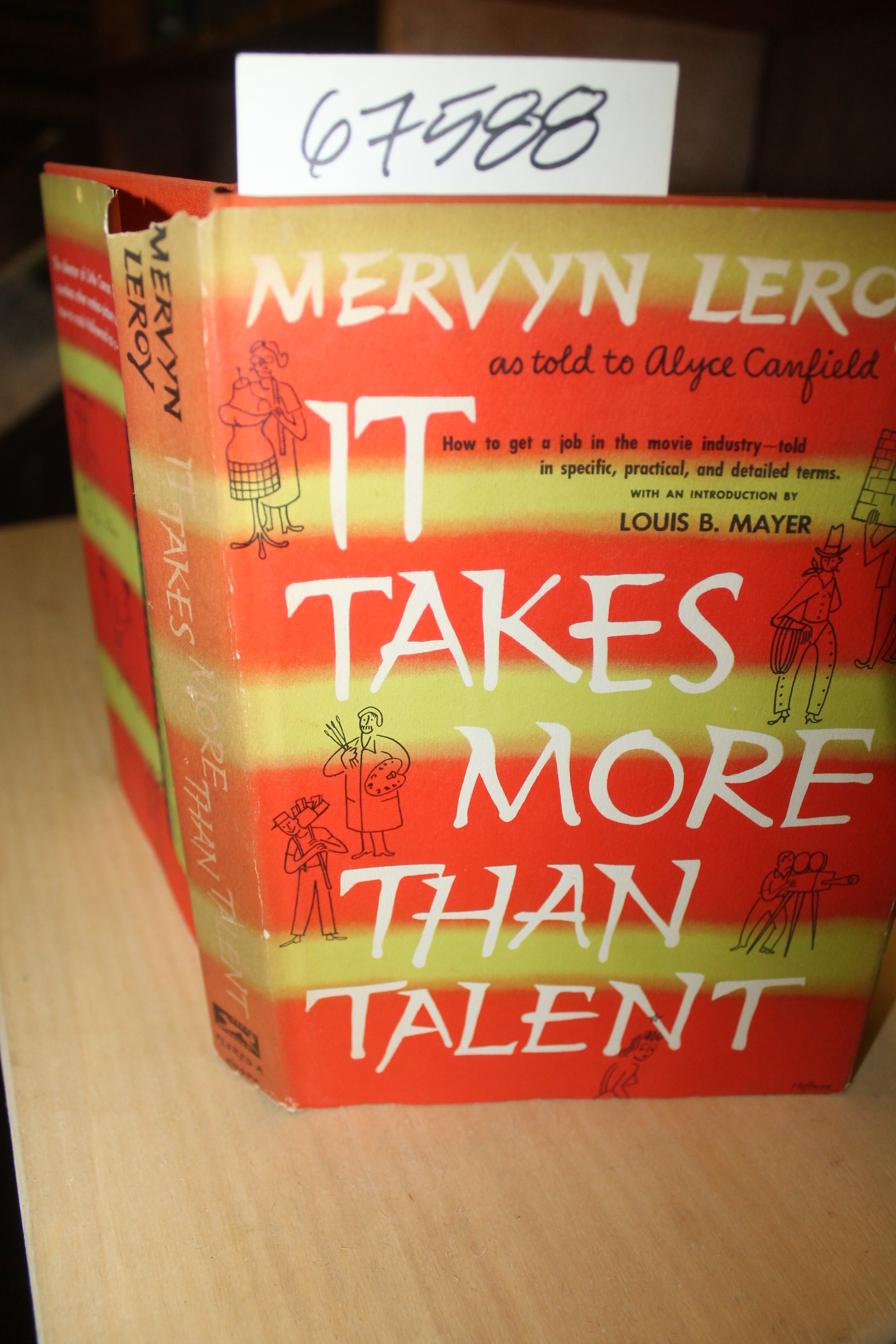 Leroy, Mervyn SIGNED by Author: It Takes More than Talent    SIGNED by Author