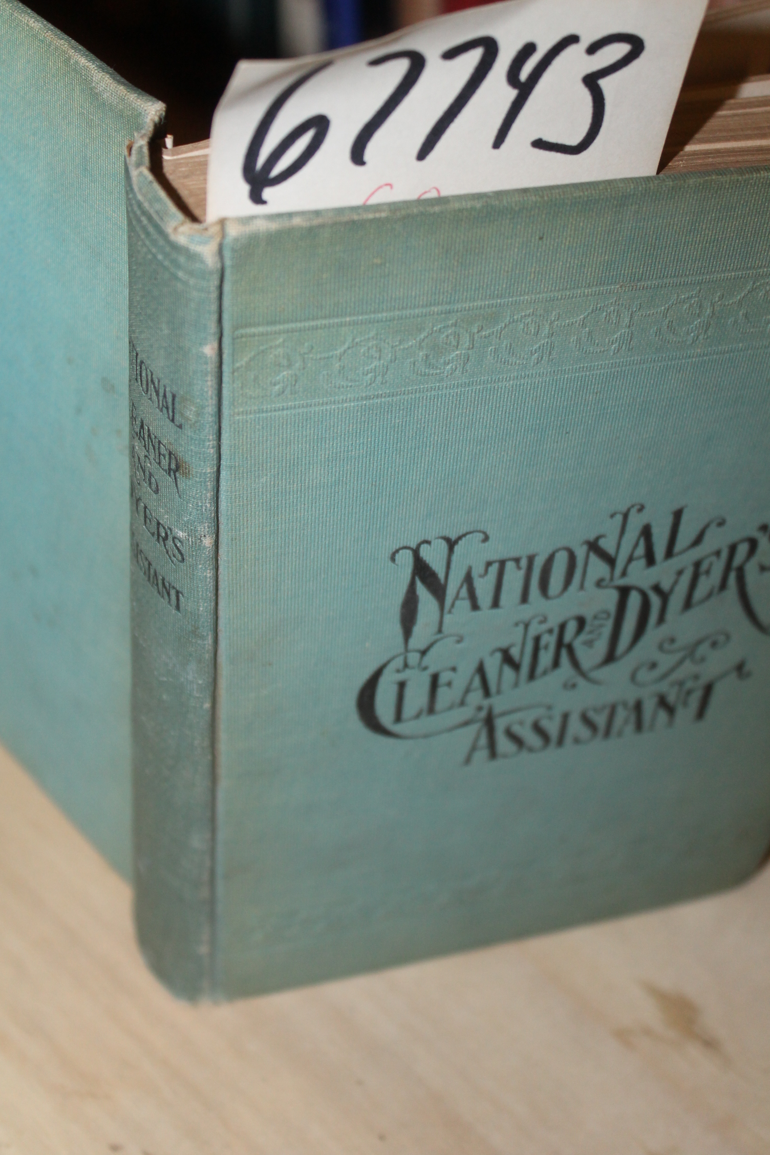 Schubert, R. C.: National Cleaner & Dyer's Assistant