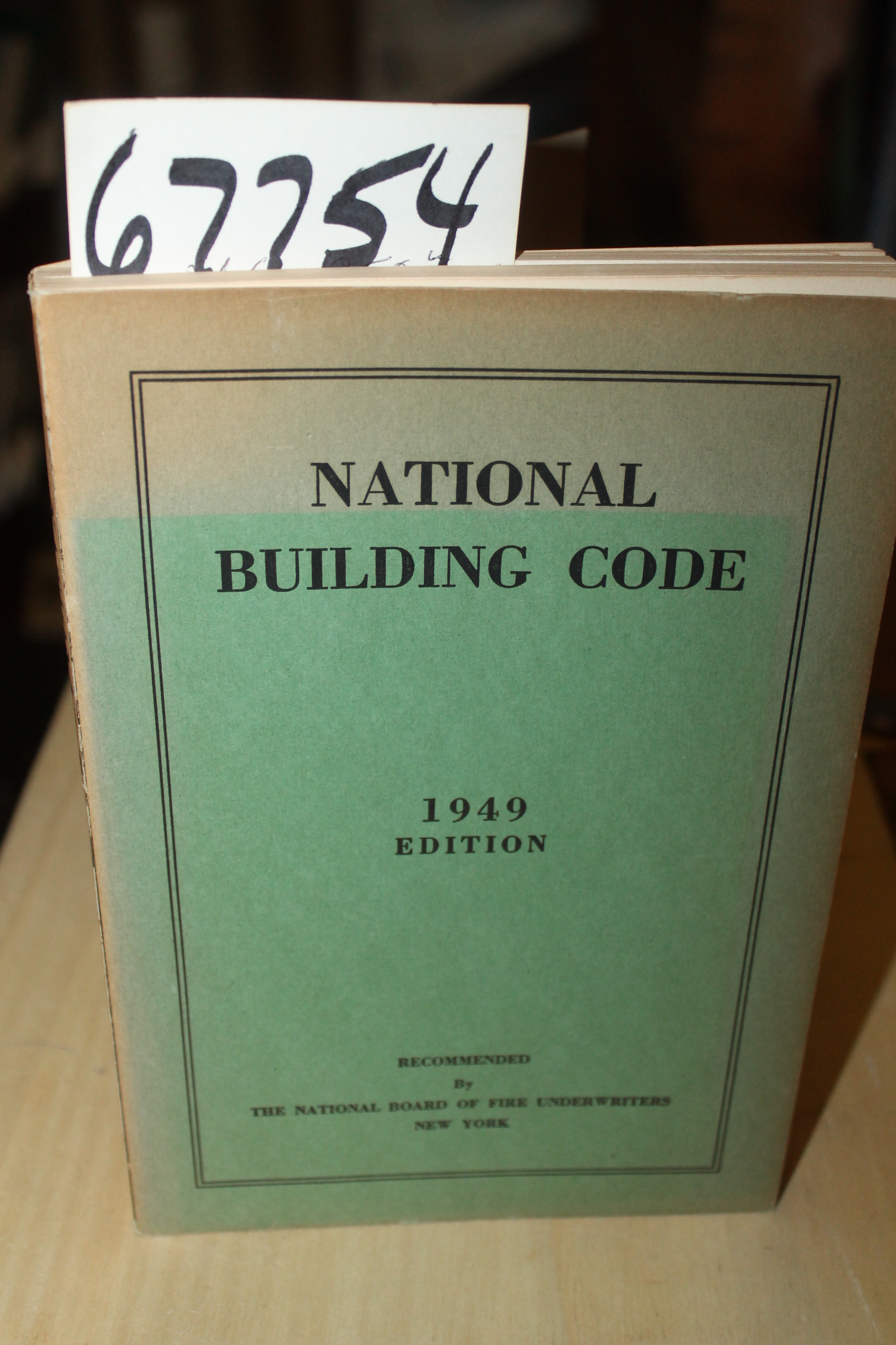 NAT'L BOARD OF FIRE UNDERWRITERS: National Building Code