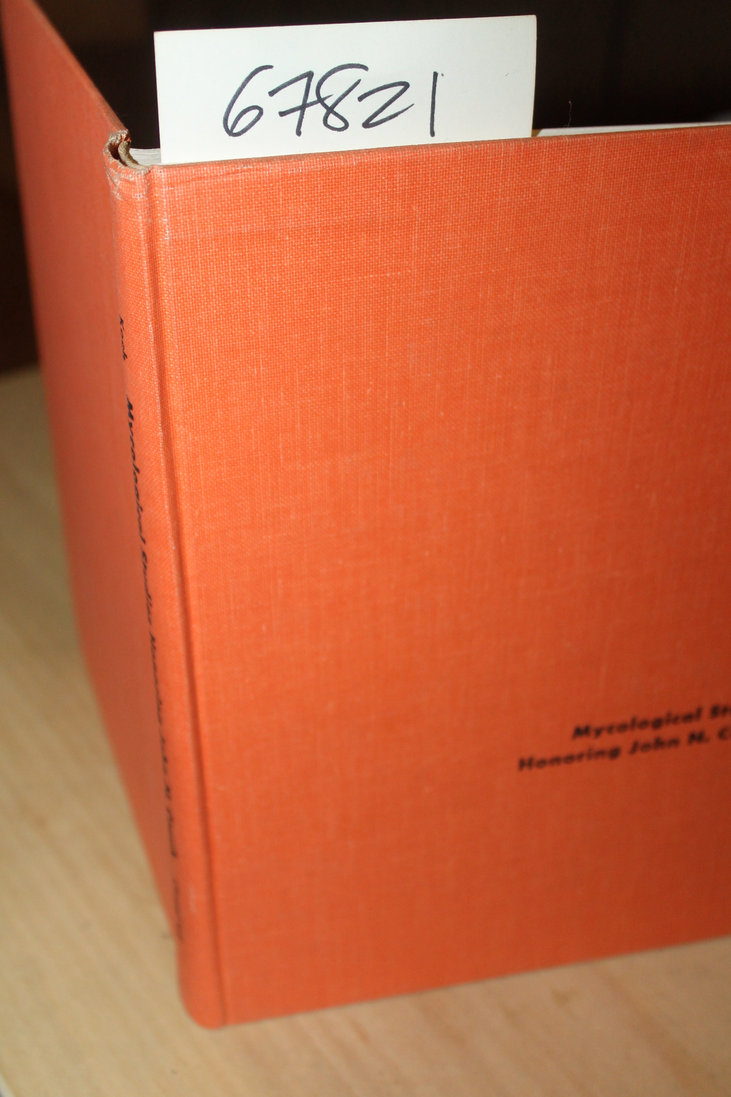 Koch, William: Mycological Studies Honoring John N. Couch