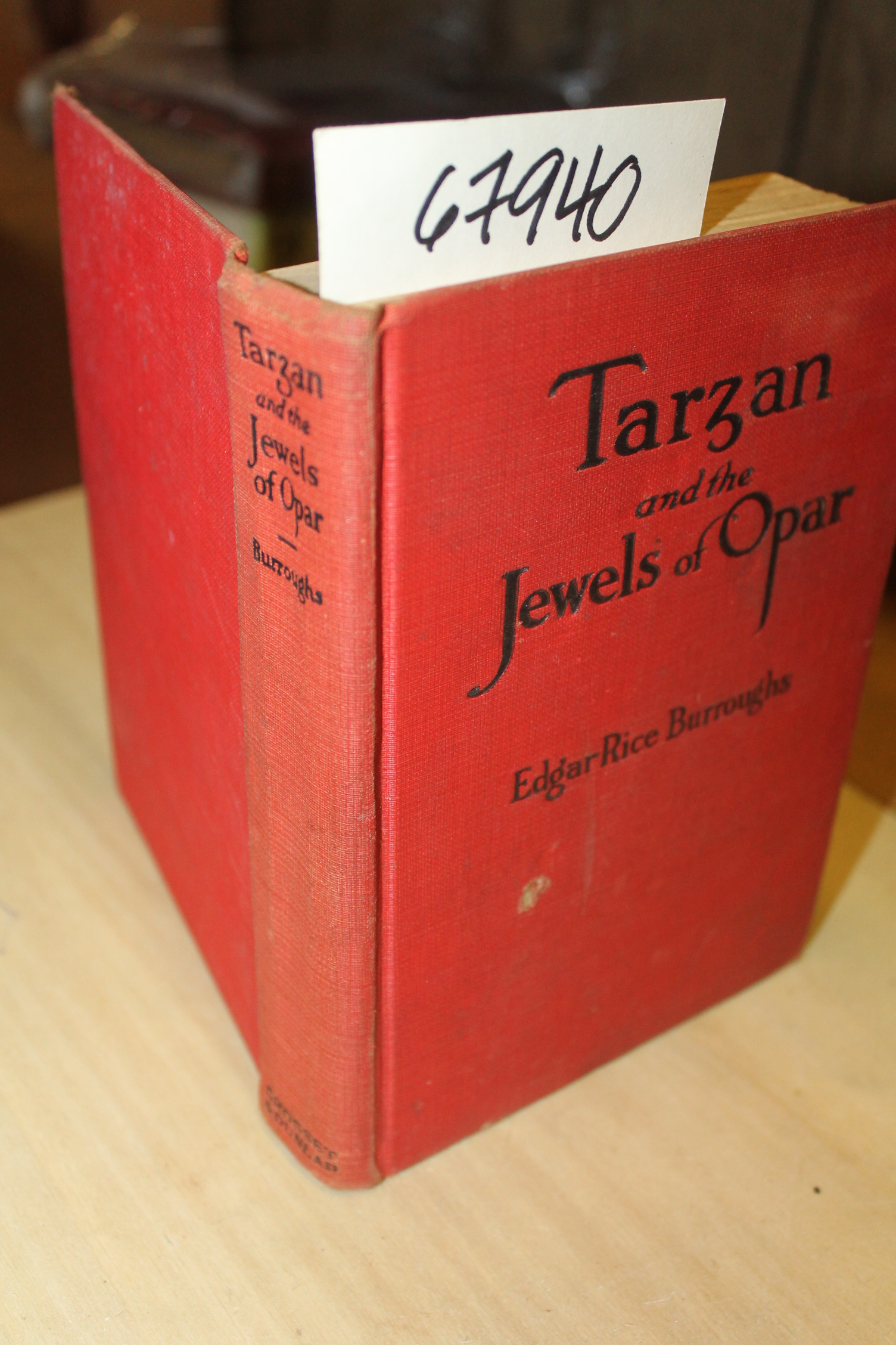 Burroughs, Edgar Rice: Tarzan and the Jewels of Opar