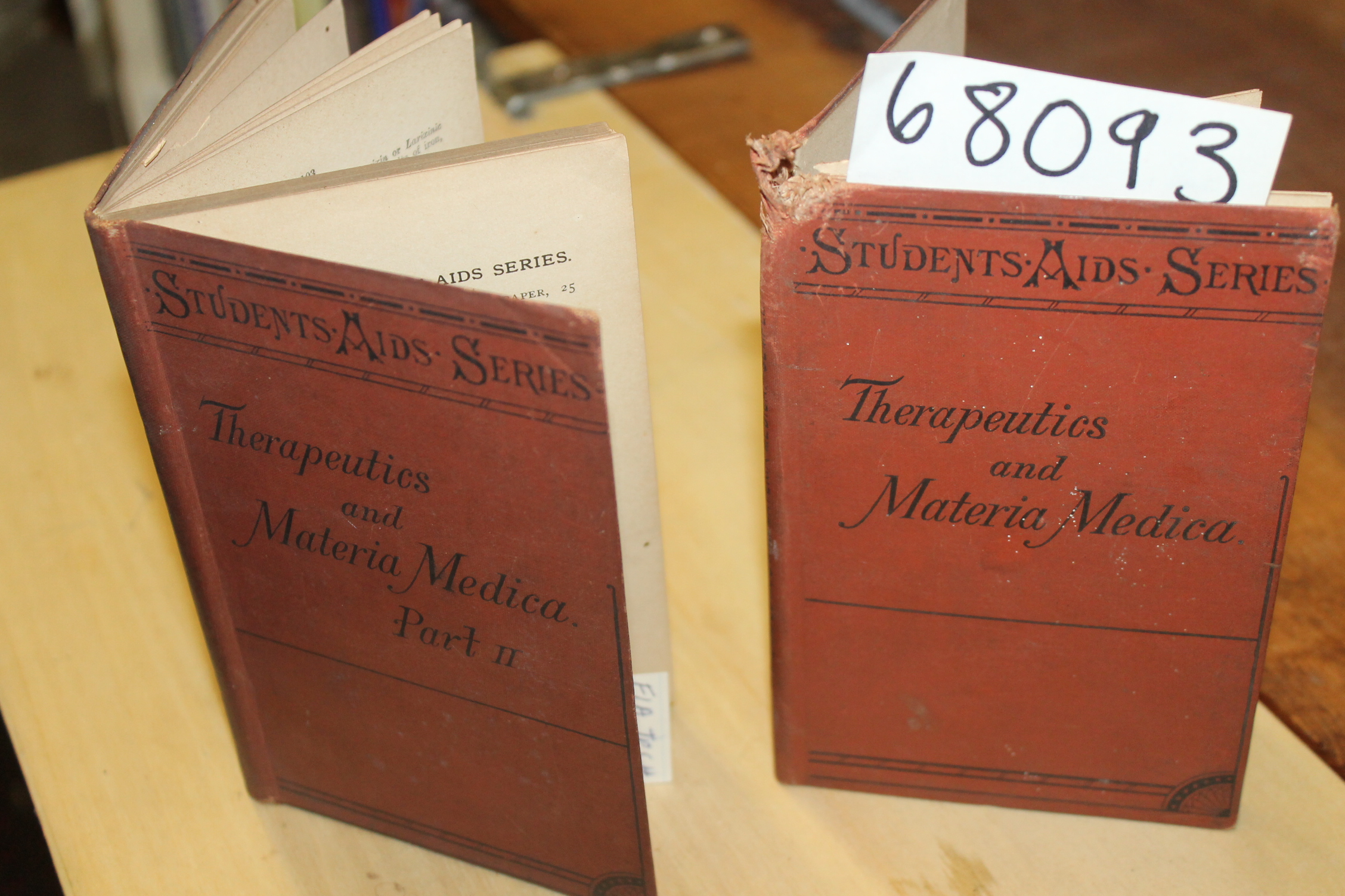 Semple, C. E. Armand, M.R.C.P., Lond.: Therapeutics and Materia Medica 2 Volumes