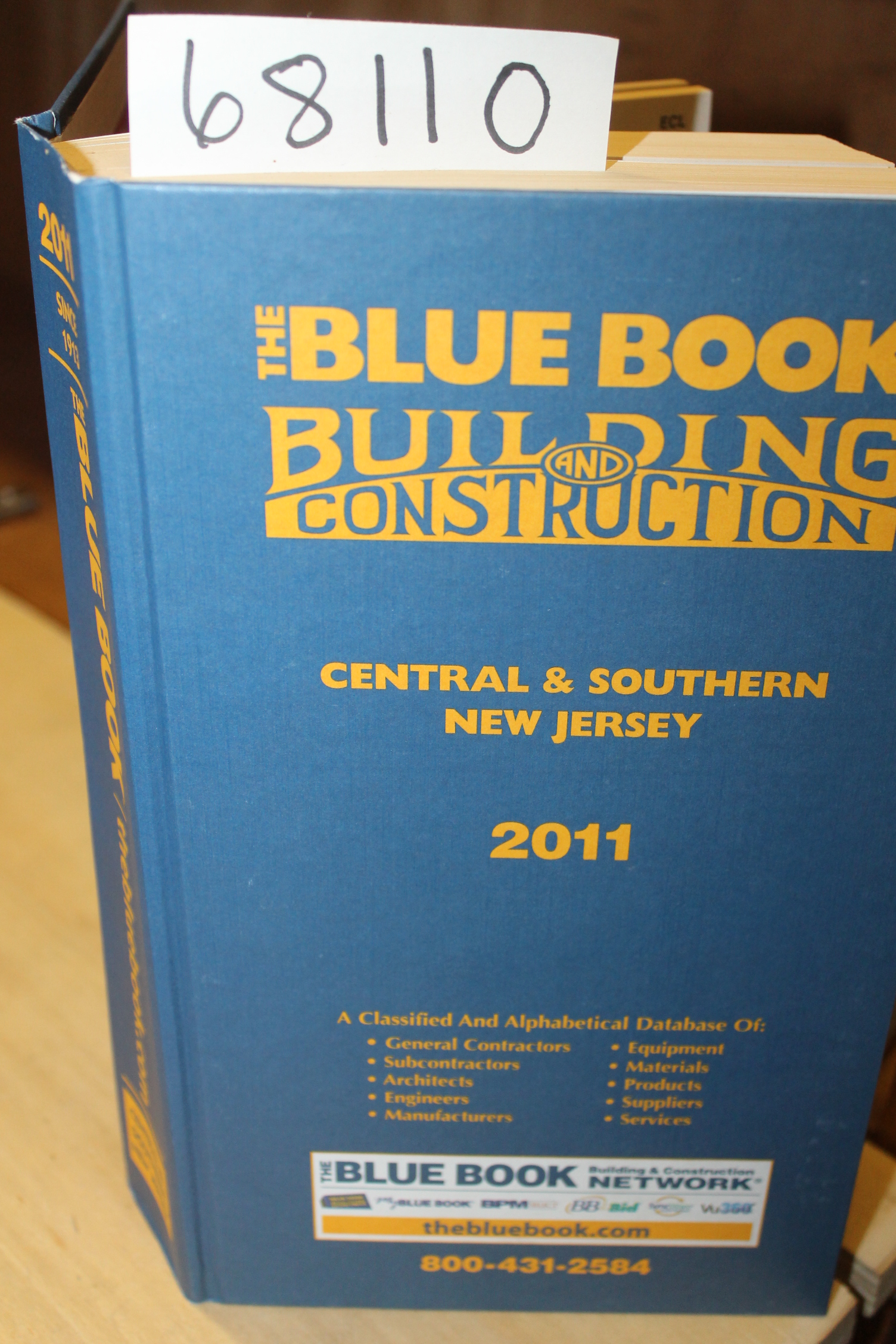 The Blue Book:  Central & Southern New Jersey 2011 The Blue Book Building and...