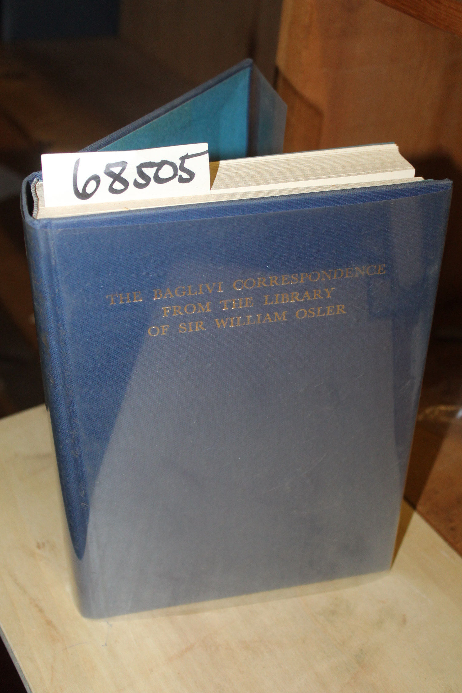 Schullian, Dorothy M.: The Baglivi Correspondence from the Library of Sir Wil...