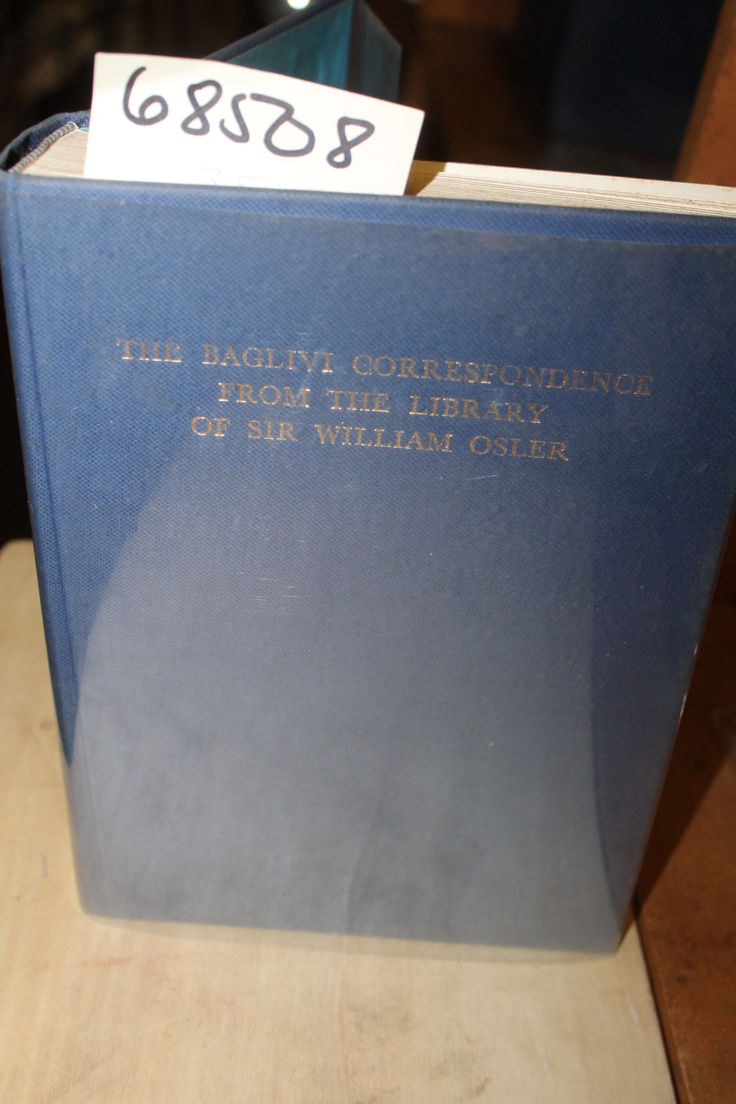 Schullian, Dorothy M.: The Baglivi Correspondence from the Library of Sir Wil...