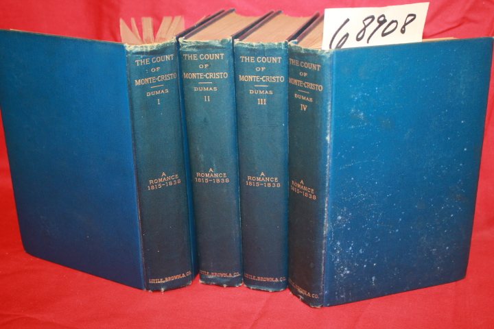 Dumas, Alexandre: Count of Monte Cristo 4 volume set