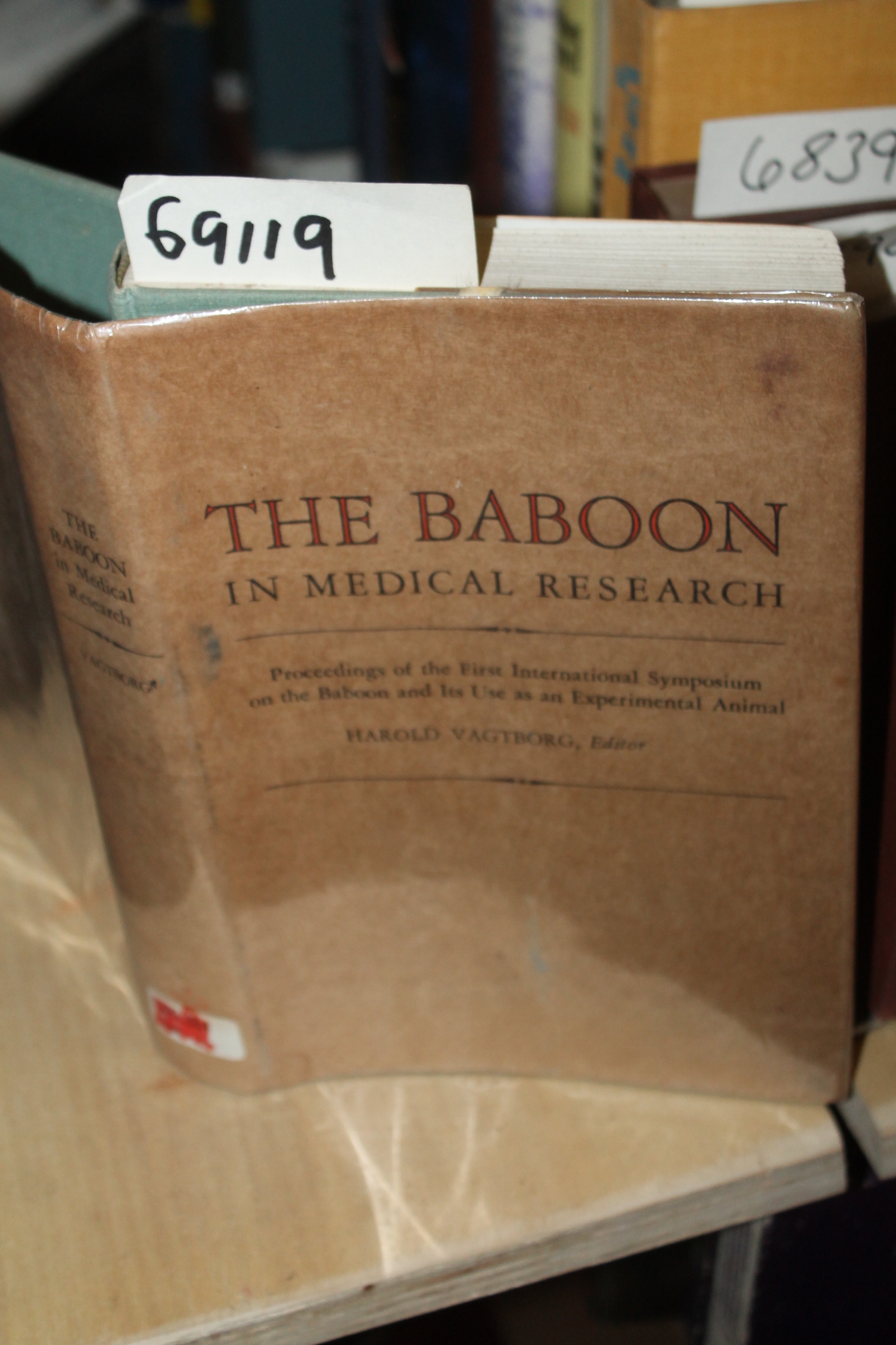 Vagtborg, Harold: The Baboon in Medical Research