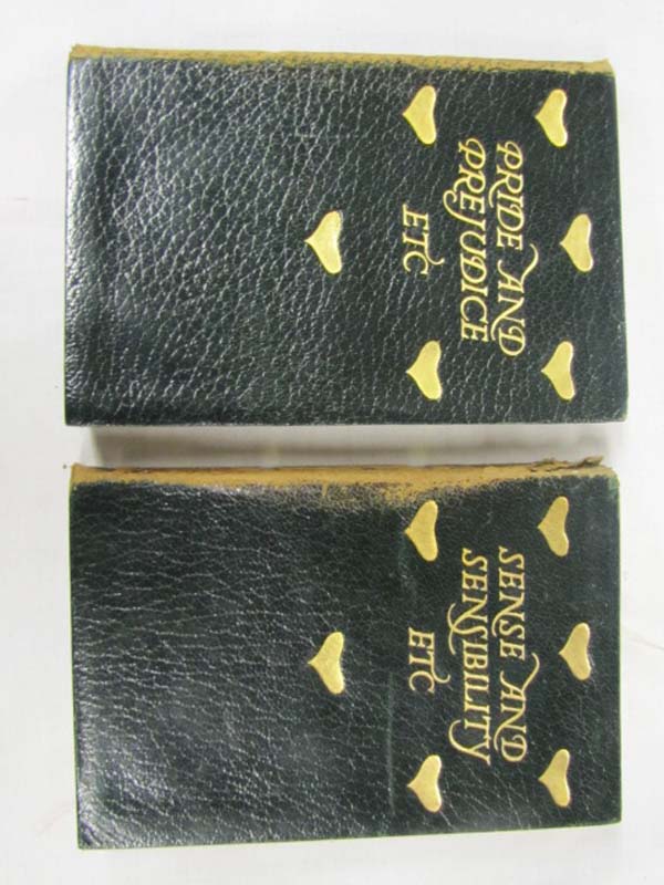 Austen, Jane: Pride and Prejudice Sense and Sensibility ETC leather