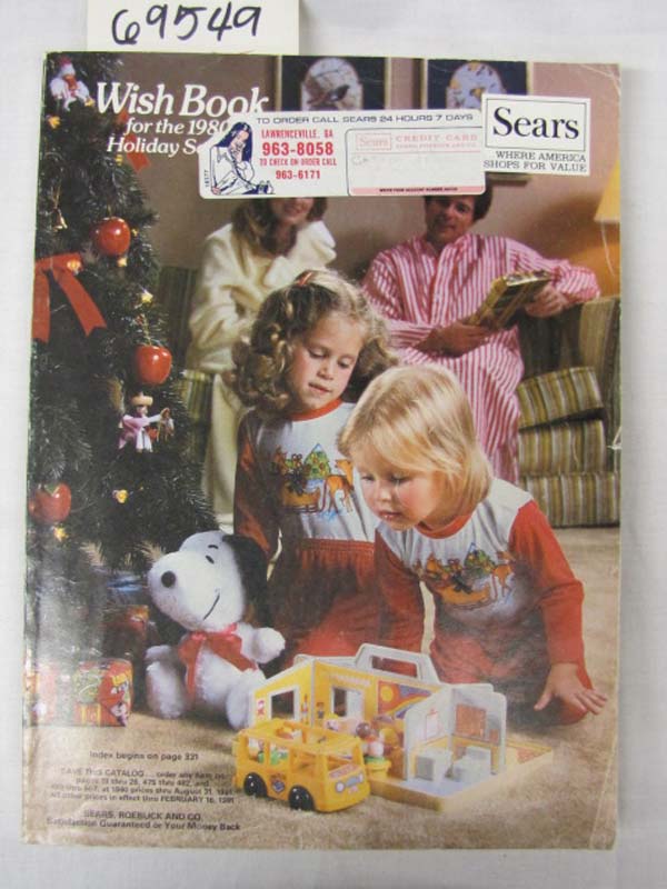 SEARS ROEBUCK: Sears Wish Book for the 1980 Holiday Season
