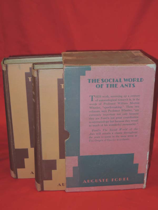 Forel, Auguste: The Social World of the Ants vol 1&2