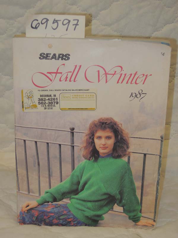 Sears Roebuck: Sears 1987 Fall/Winter  Annual Catalog
