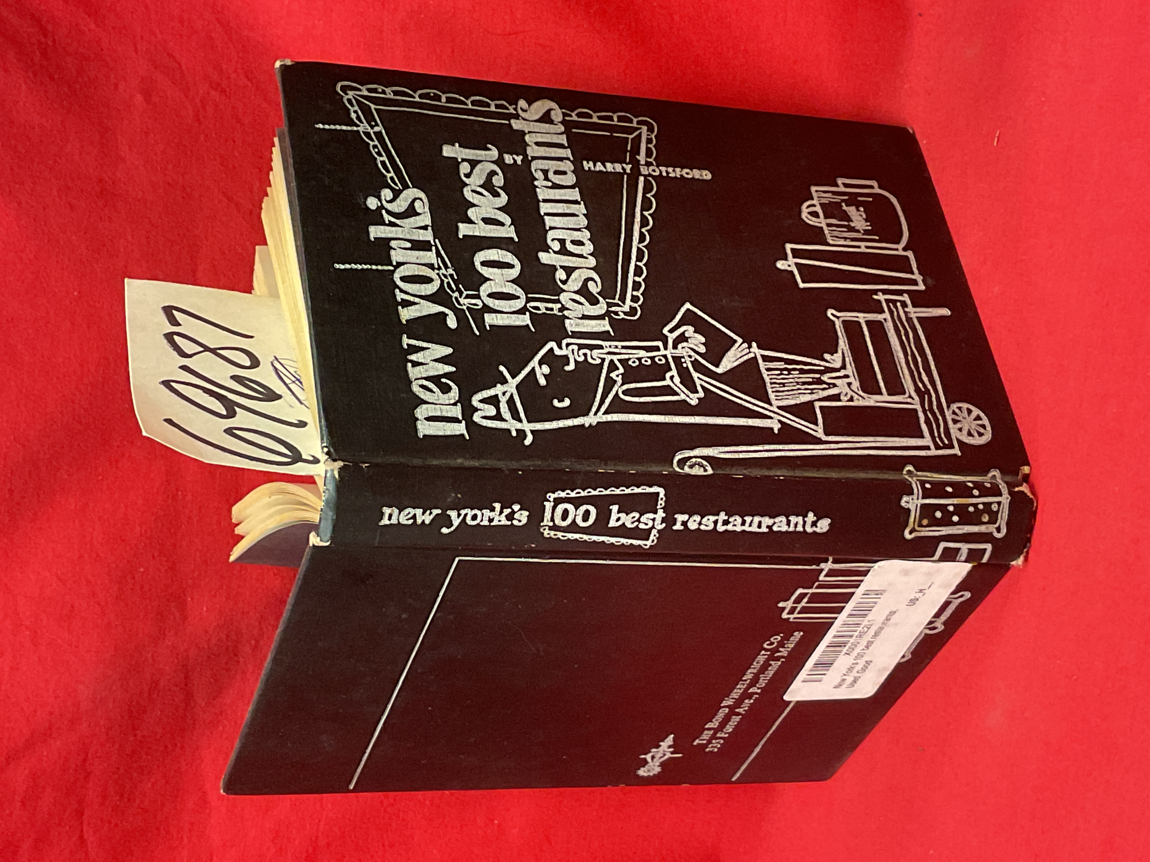 Botsford, Harry  SIGNED BY: New York's 100 Best Restaurants