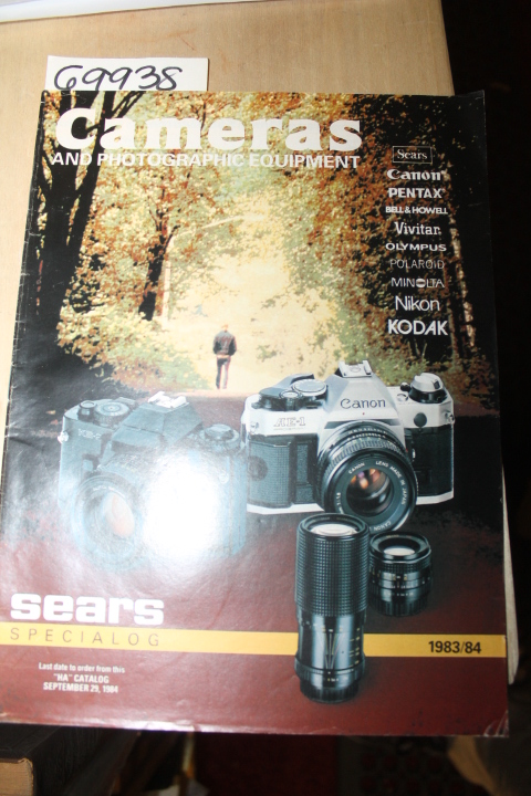 Sears Roebuck: Sears Cameras and Photographic Equipment 1983-1984