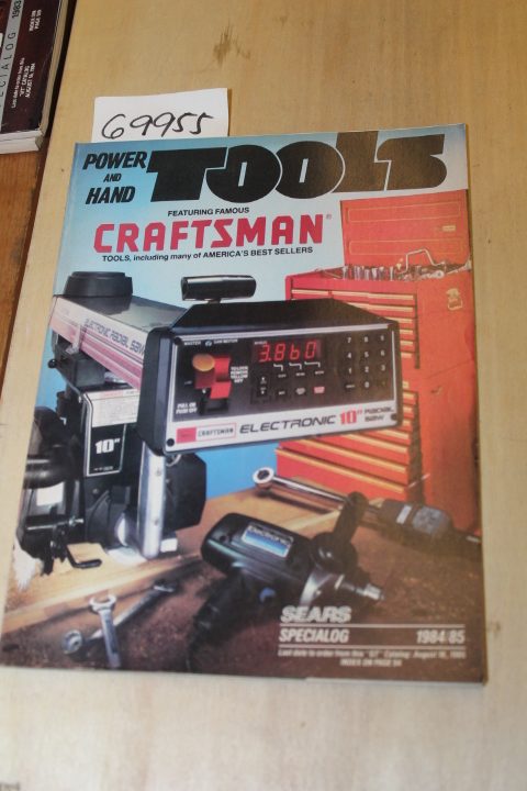 Sears Roebuck: Sears Power and Hand Tools Catalog 1984/1985