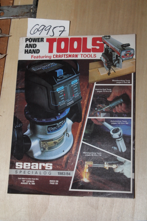 Sears Roebuck: Sears Power and Hand Tools Catalog 1983-1984