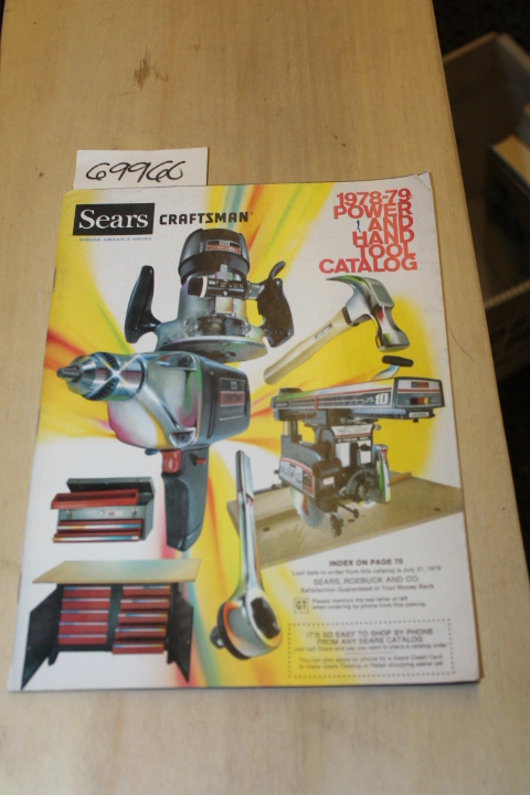 Sears Roebuck: Sears  Power and Hand Tools Catalog 1978-1979