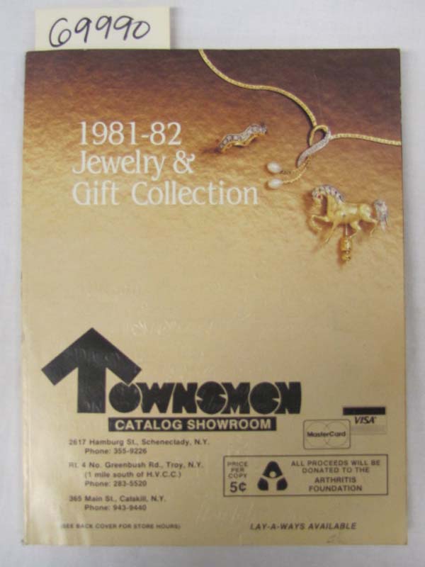 Townsmen Dist. Inc.: The Townsmen Jewerly & Gift Collection Catalog 1981-1982