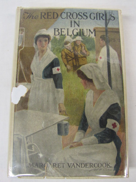 Vandercook, Margaret: The Red Cross Girls in Belgium  DJ