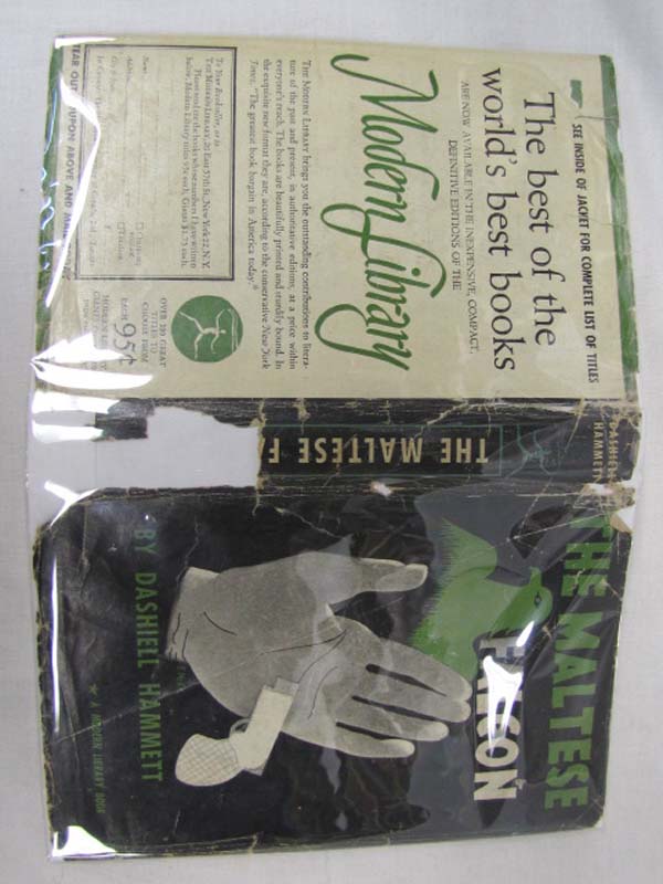 Hammett, Dashiell: The Maltese Falcon  TORN DJ