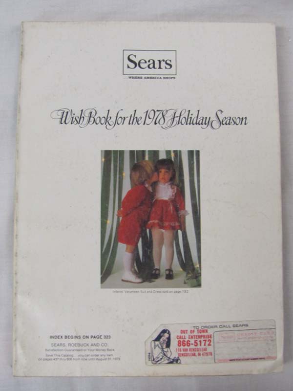 Sears Roebuck: Sears Roebuck  Wish Book 1978