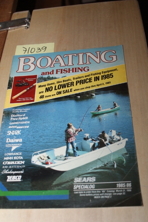 Roebuck, Sears: Sears Boating and Fishing Special Catalog