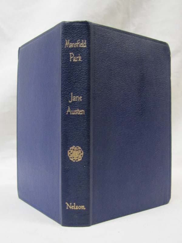Austen, Jane: Mansfield Park 1920 circa, Blue hardback, Nelson & Sons Austen, Jane: Mansfield Park 1920 circa, Blue hardback, Nelson & Sons