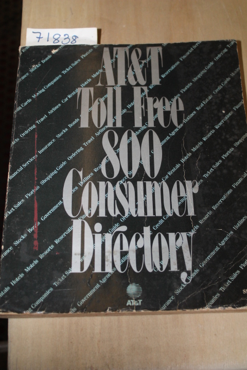 AT & T: AT & T Toll Free 800 Consumer Directory