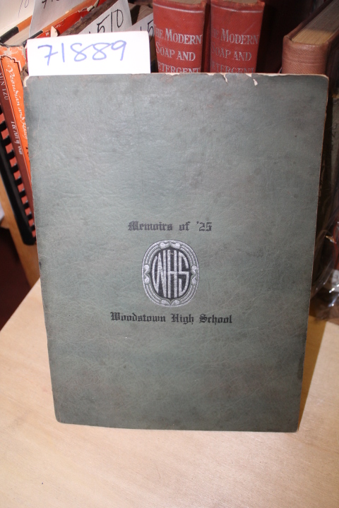 Mann, Gwendolin: Memoirs of 1925 Yearbook WOODSTORM HIGH SCHOOL
