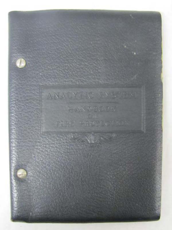 Parker, J.V.: Analytic System Handbook on Fire Protection