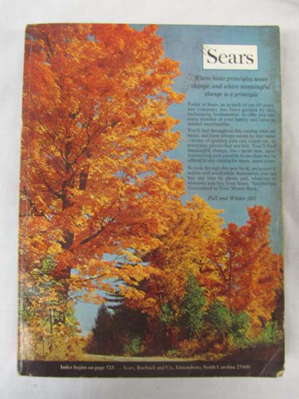 Sears Roebuck: Sears Fall and Winter  Annual Catalog 1971