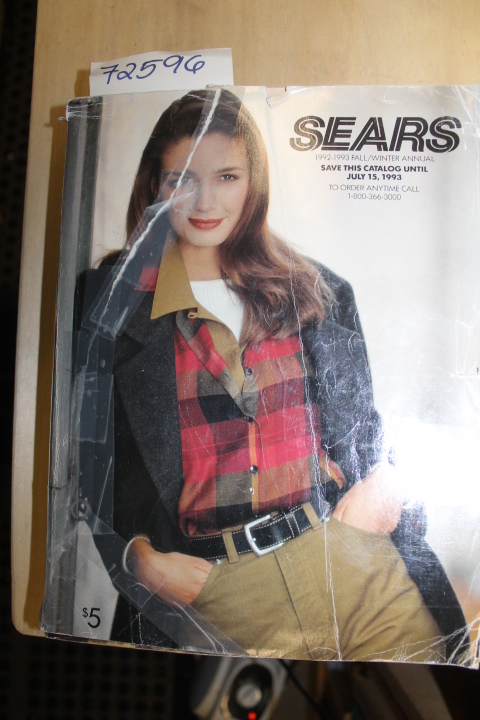 Sears Roebuck: Sears Fall and Winter  Annual Catalog 1992-1993