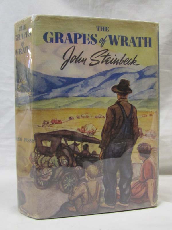 Steinbeck, John Hader,    Elmer Dust Jacket Illustrator: The Grapes of  Wrath