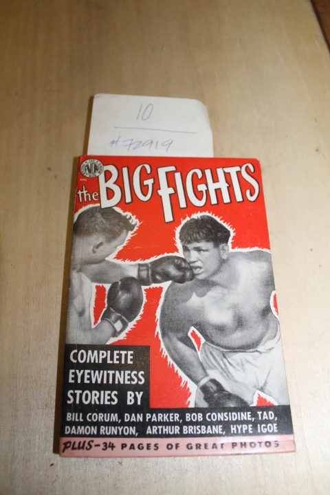 Meyes, Harold: The Big Fights Complete Eyewitness stories Bill Corum, Dan Par...