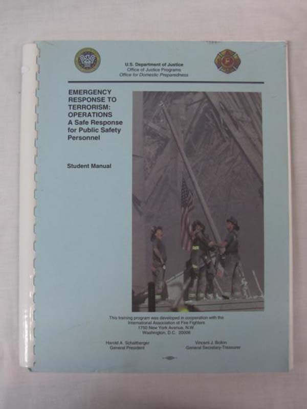 U.S. Department of Justice: Emergency Response to Terrorism: Operations A Saf...