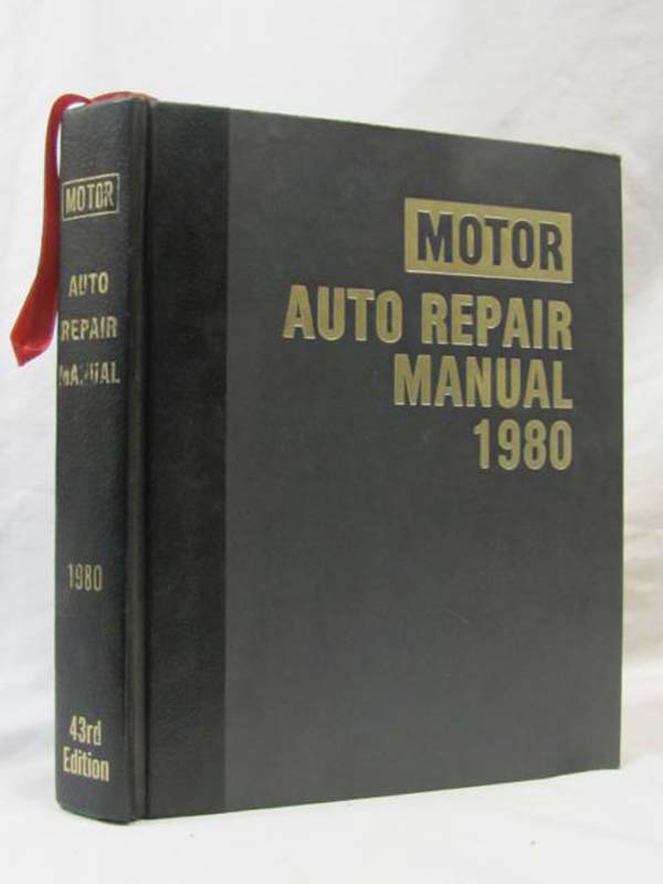 Forier, Louis C.: Motor Auto Repair Manual 1980