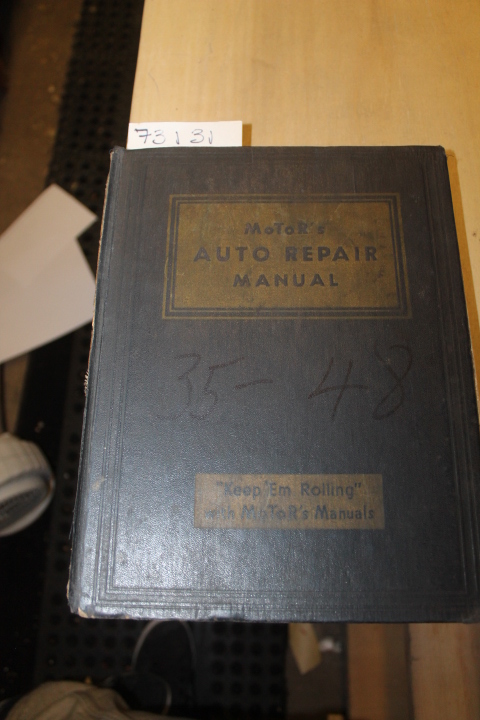 Forier, Louis C.: Motor Auto Repair Manual 1949