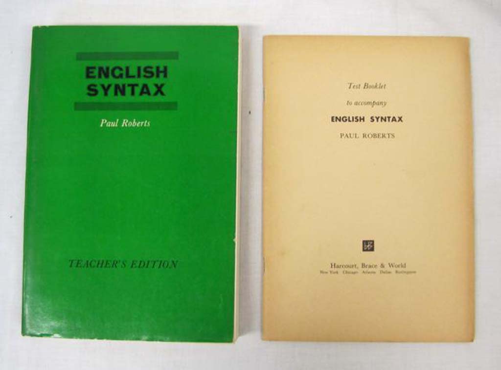 Roberts, Paul: English Syntax